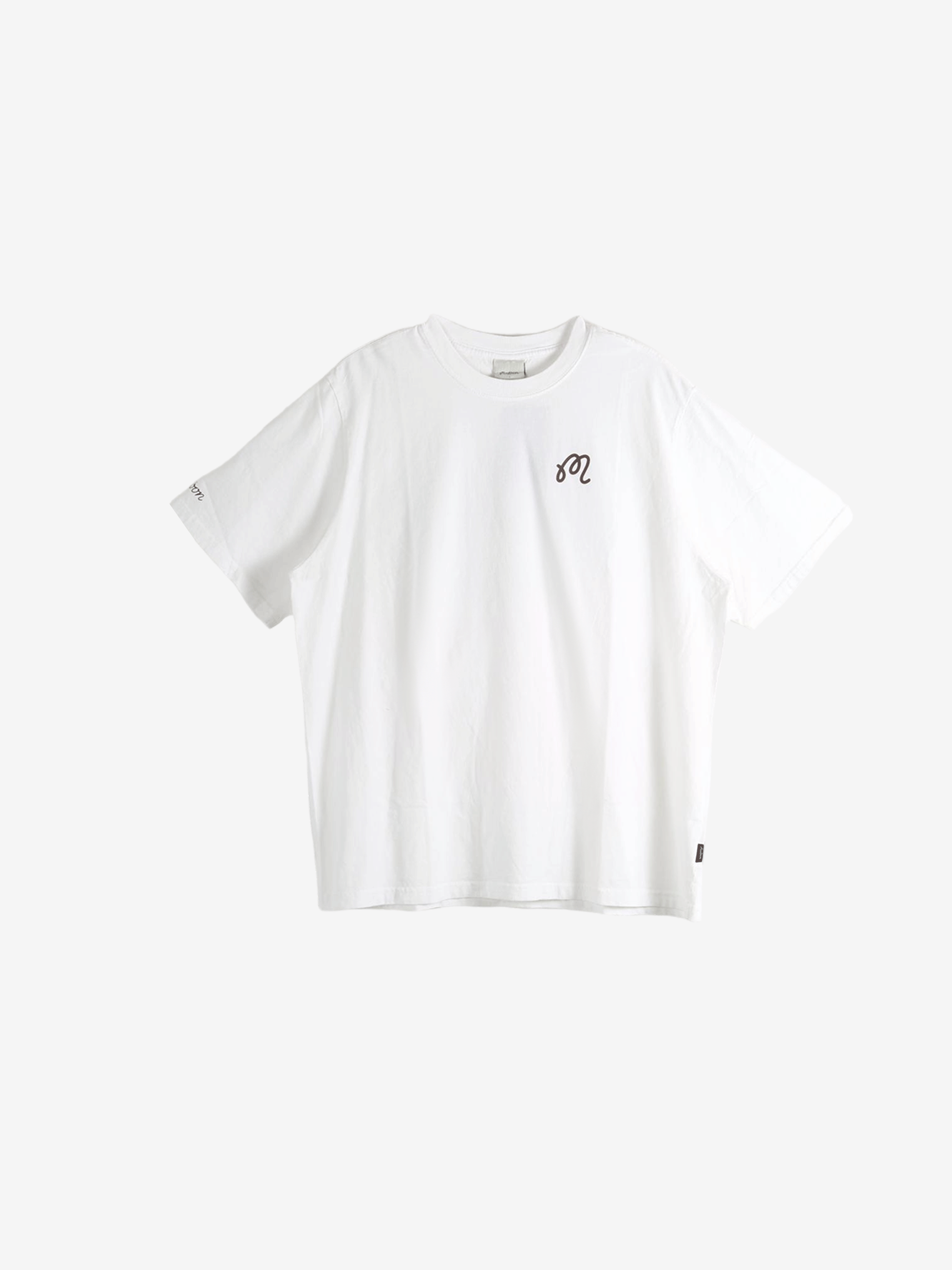 White t-shirt, front view
