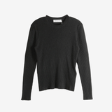 Black knitwear, front view