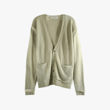 Green knitwear, front view