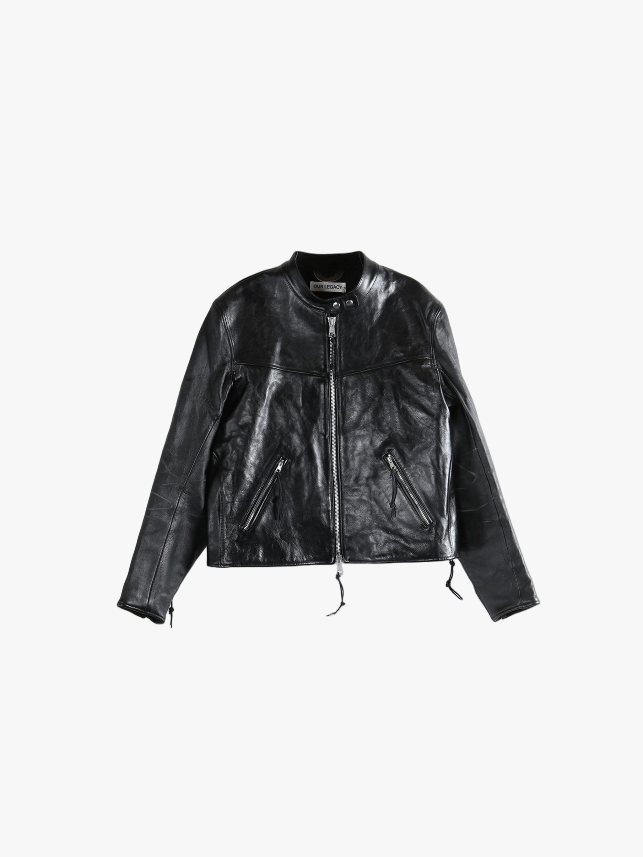 Black jacket, front view