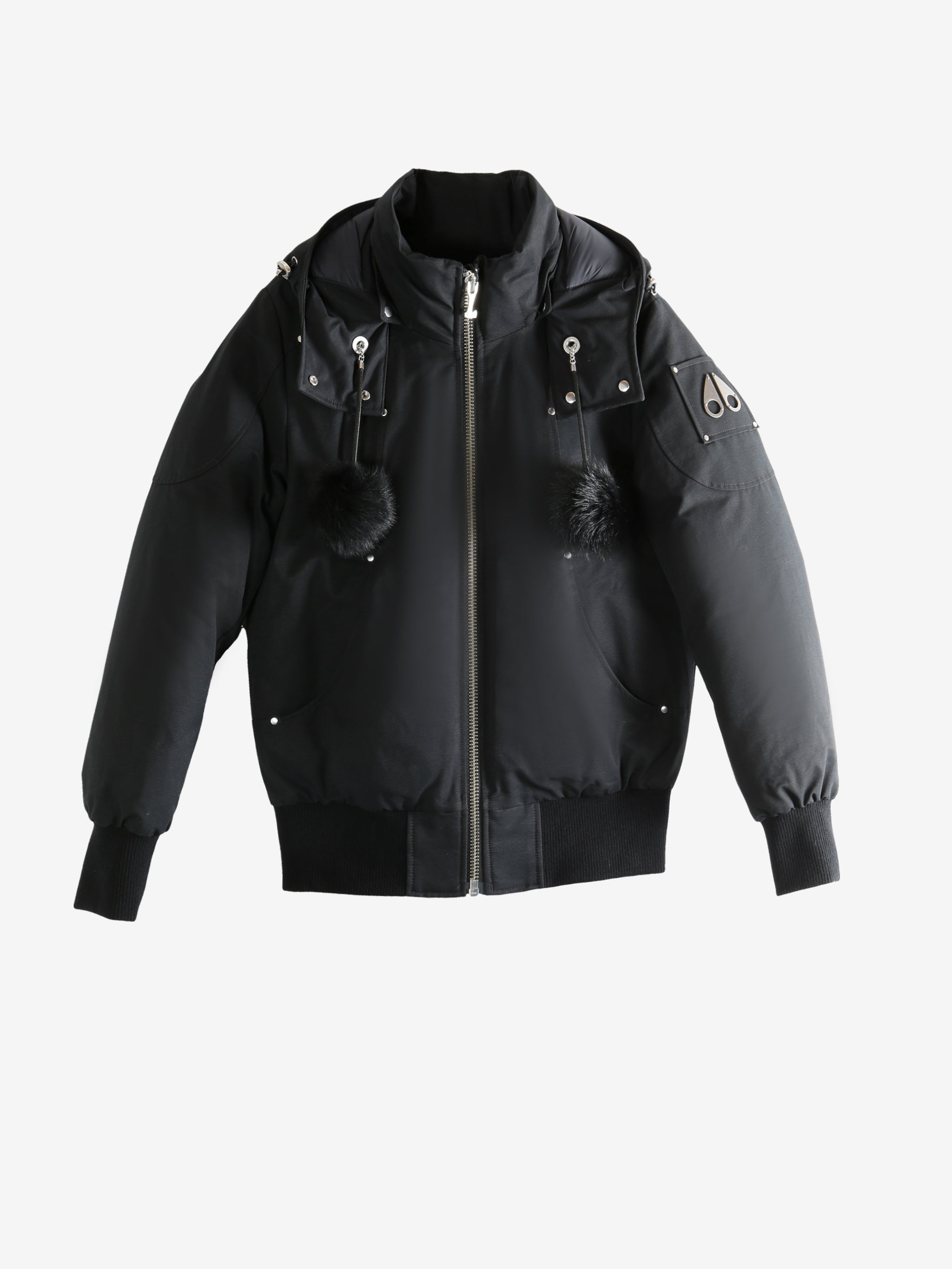 Black coat,front view