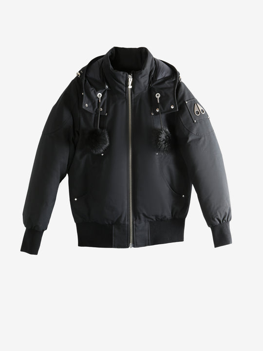 Black coat,front view