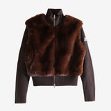 Brown sweater ,front view