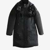 Black parka,front view