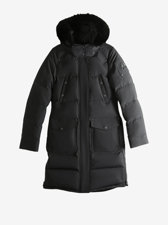 Black parka, front view