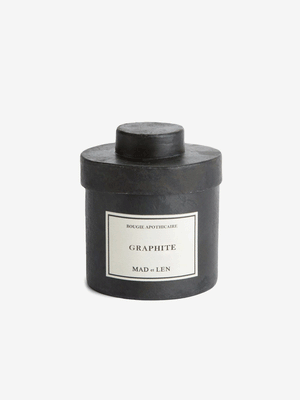 MAD ET LEN - Bougie Apothicaire Petite Graphite Candle 300G