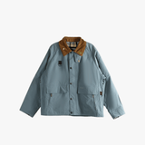 Blue jacket,front view