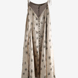 Tan dress, front view