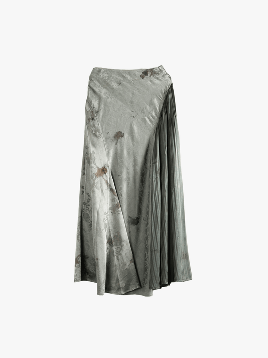 Silver dress, full view