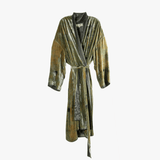 Green coat, front view