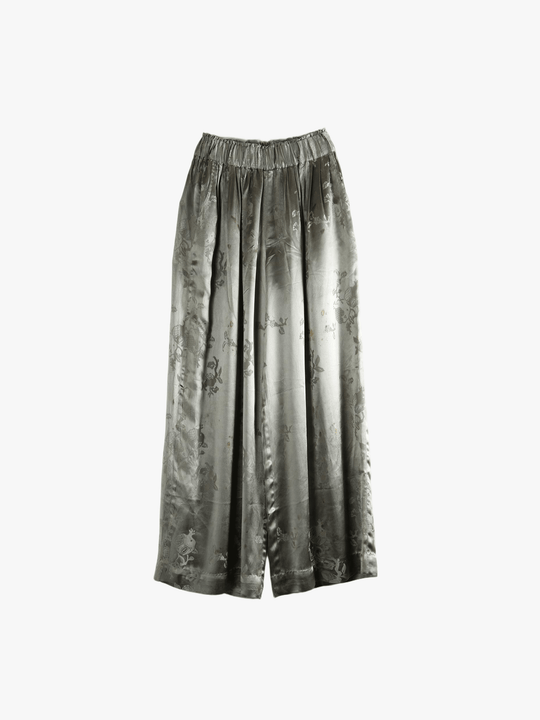 Silver pants, full view