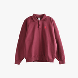 Red sweats-hoodies, front view