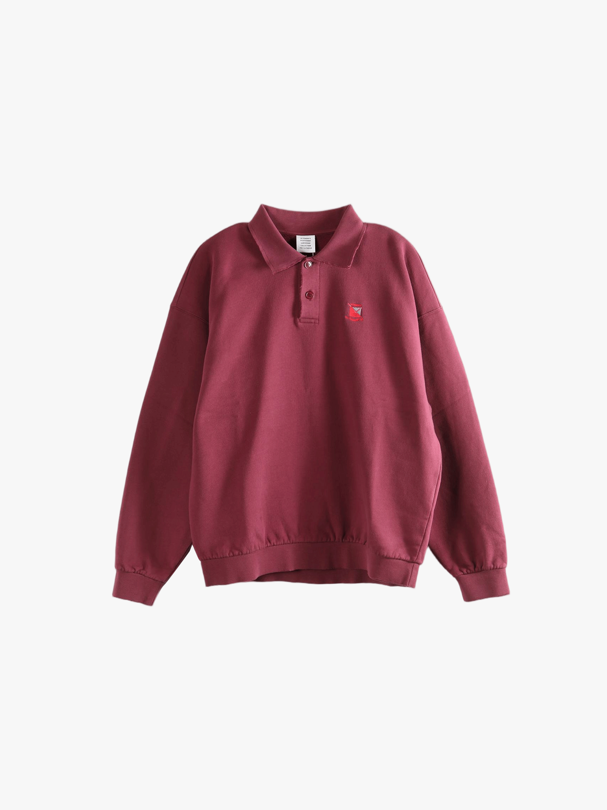 Red sweats-hoodies, front view