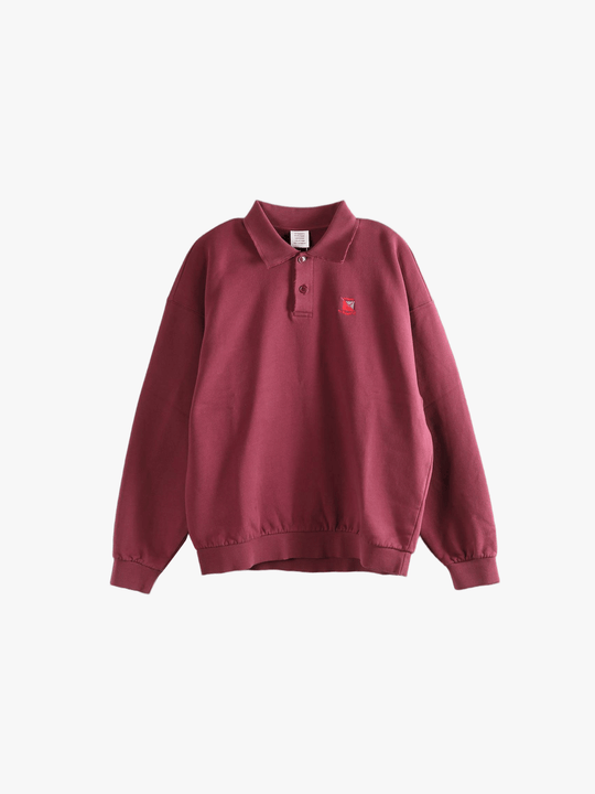 Red sweats-hoodies, front view