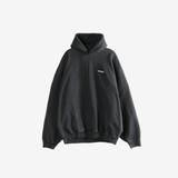 Black sweats-hoodies, front view