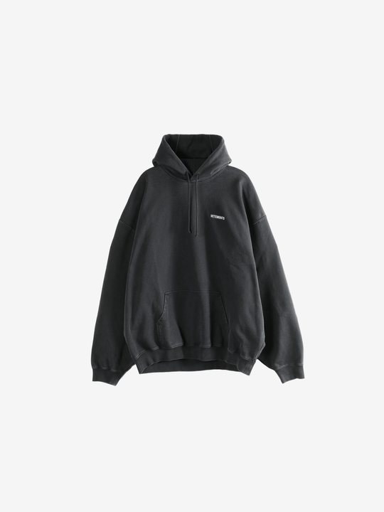 Black sweats-hoodies, front view