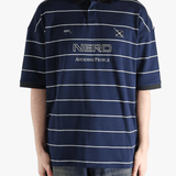 Blue shirt worn by a person, showing the  shirt fit