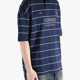 Blue shirt worn by a person, showing the  shirt fit