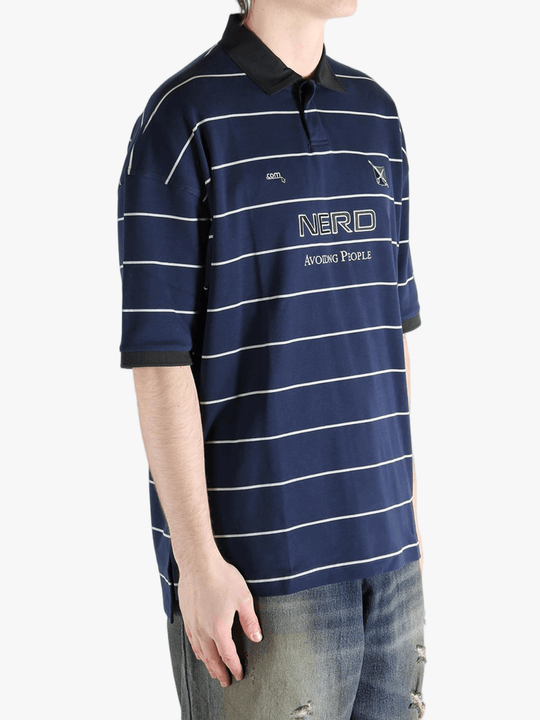 Blue shirt worn by a person, showing the  shirt fit