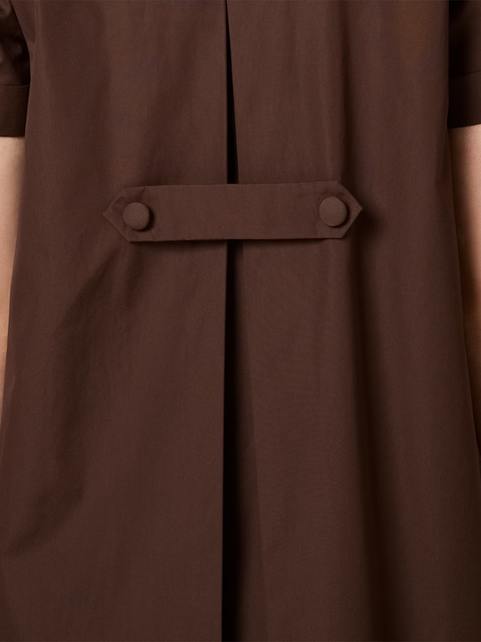 Close up of Brown dress, showing detail