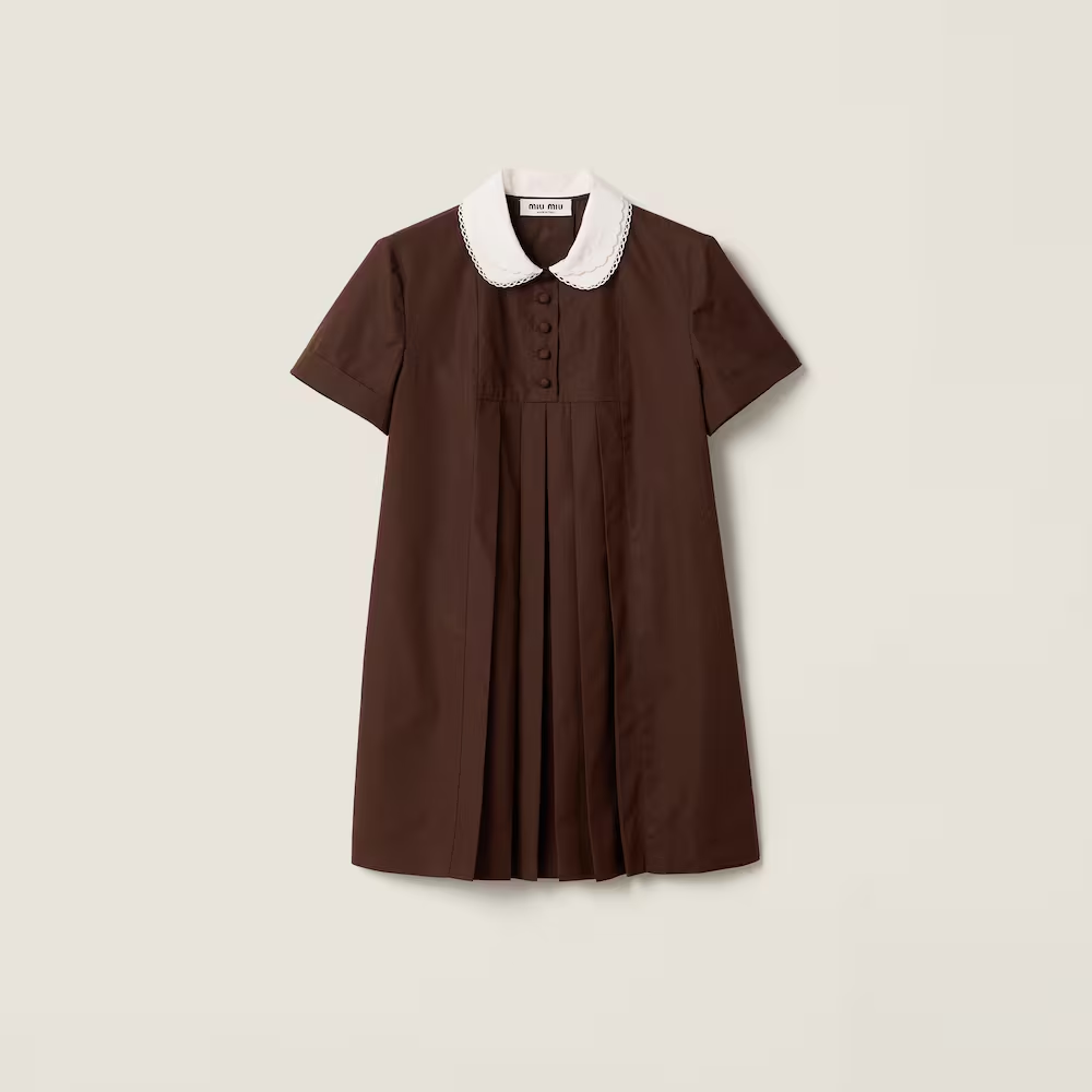 Brown dress, front view