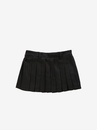 MIU MIU - Women Pleated Pinstripe Mini Skirt