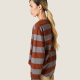 Grey t-shirt worn by a person, showing the t-shirt fit