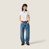 White shirt, full body view
