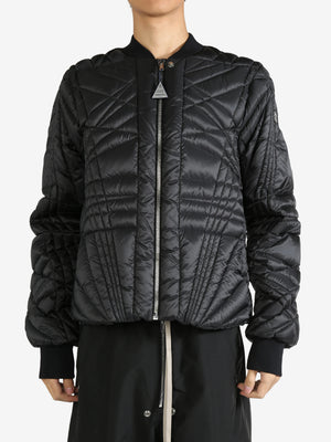 RICK OWENS X MONCLER - Unisex Woven Megapenta Flight Jacket