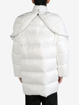 RICK OWENS X MONCLER - Unisex Woven Hooded Cyclopic Coat