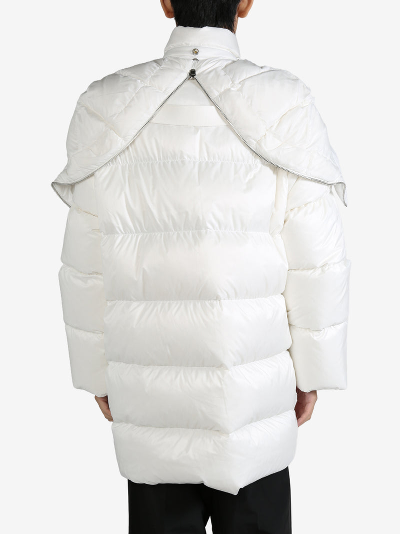 RICK OWENS X MONCLER - Unisex Woven Hooded Cyclopic Coat