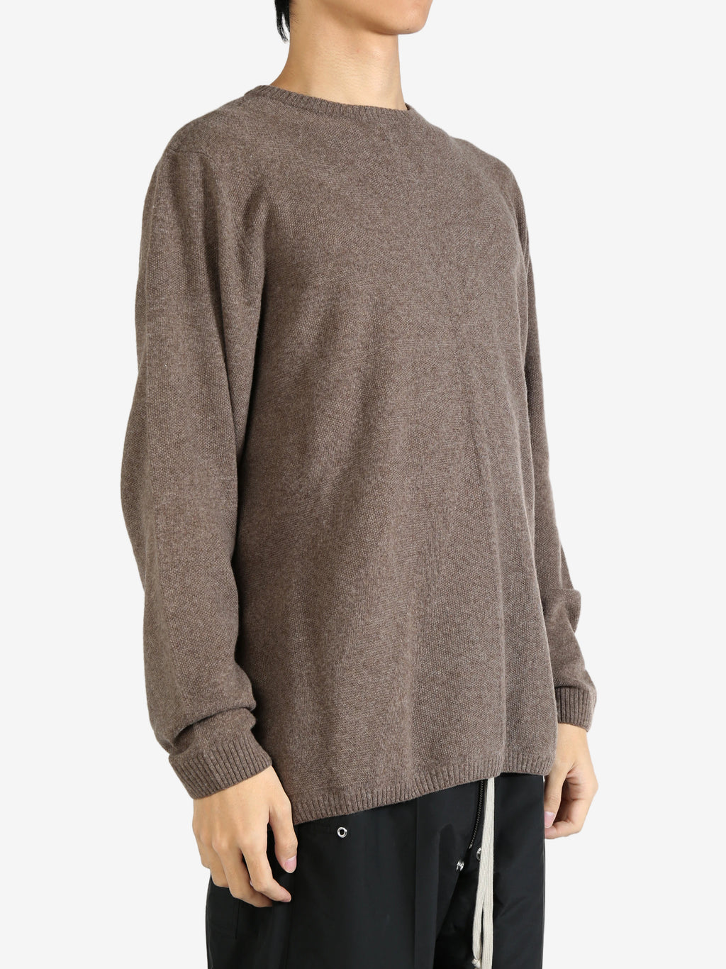 RICK OWENS X MONCLER - Unisex Maglia Jumbo Round Neck Top