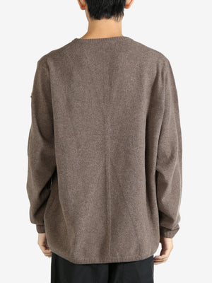 RICK OWENS X MONCLER - Unisex Maglia Jumbo Round Neck Top