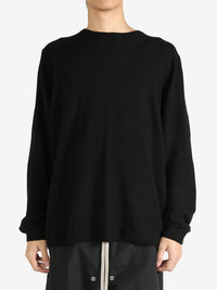 RICK OWENS X MONCLER - Unisex Knit Jumbo Round Neck Top