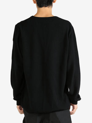 RICK OWENS X MONCLER - Unisex Knit Jumbo Round Neck Top