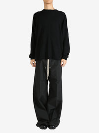 RICK OWENS X MONCLER - Unisex Knit Jumbo Round Neck Top