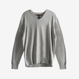 Grey sweater, front view