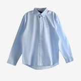 Blue shirt, front view