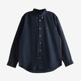Navy shirt, front view
