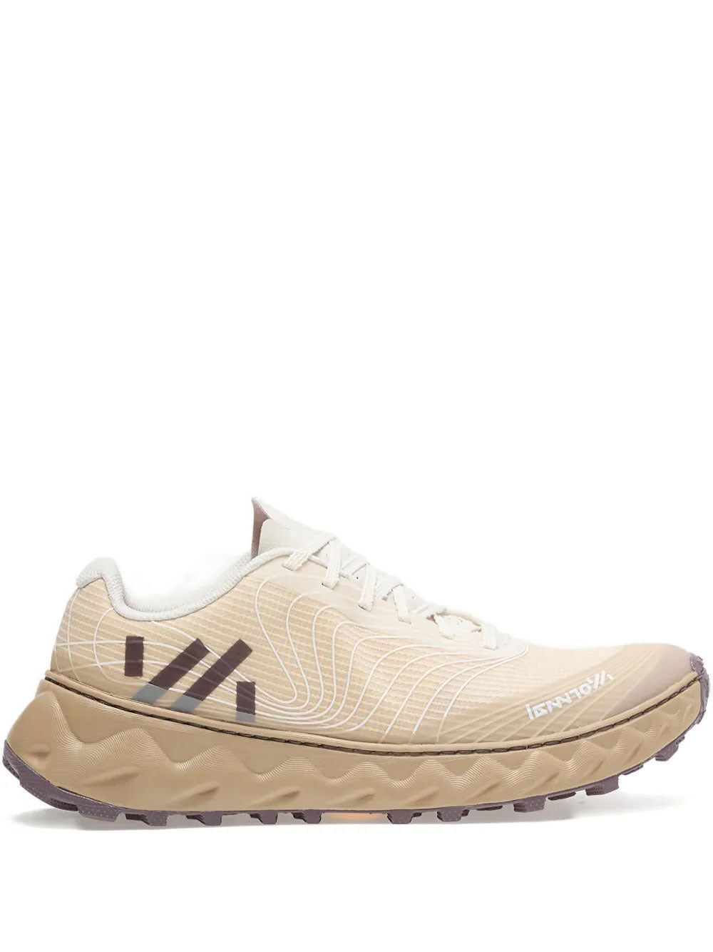 Tan shoes, front view