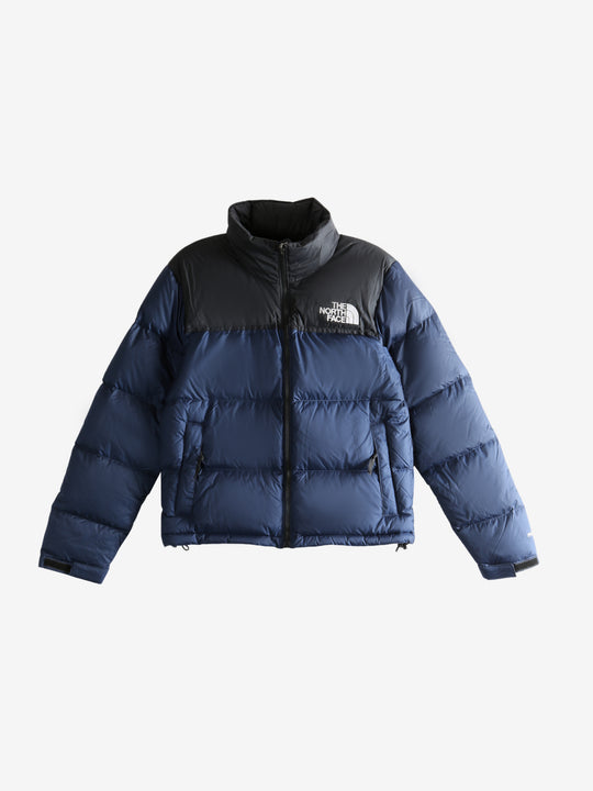 Navy jacket, front view