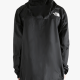 Black jacket worn by a person, showing the jacket fit