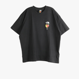 Black tee, front view