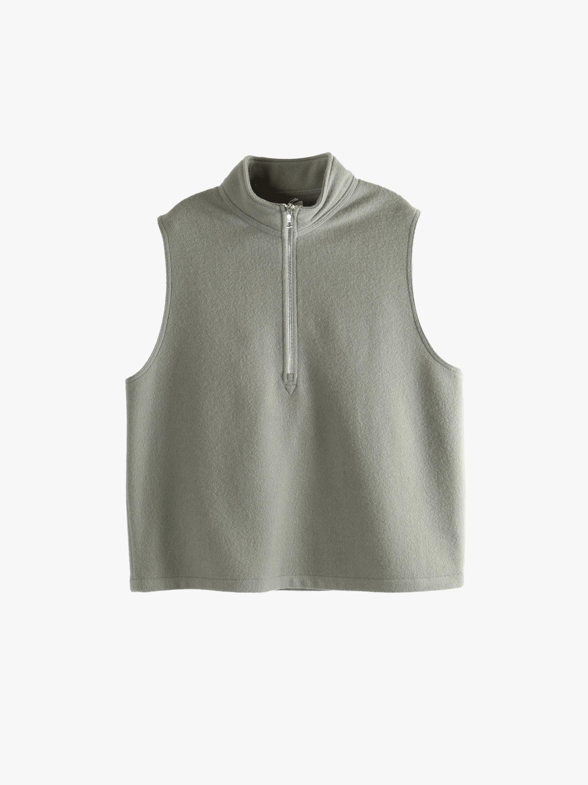 Grey top, front view