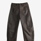 Brown pants,front view