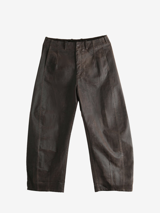 Brown pants,front view