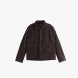 Purple jacket on a white background
