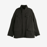 Black jacket, front view