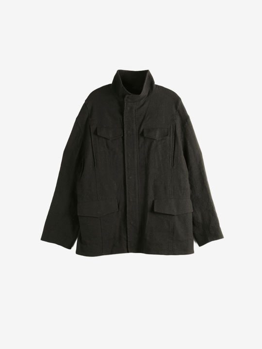 Black jacket, front view