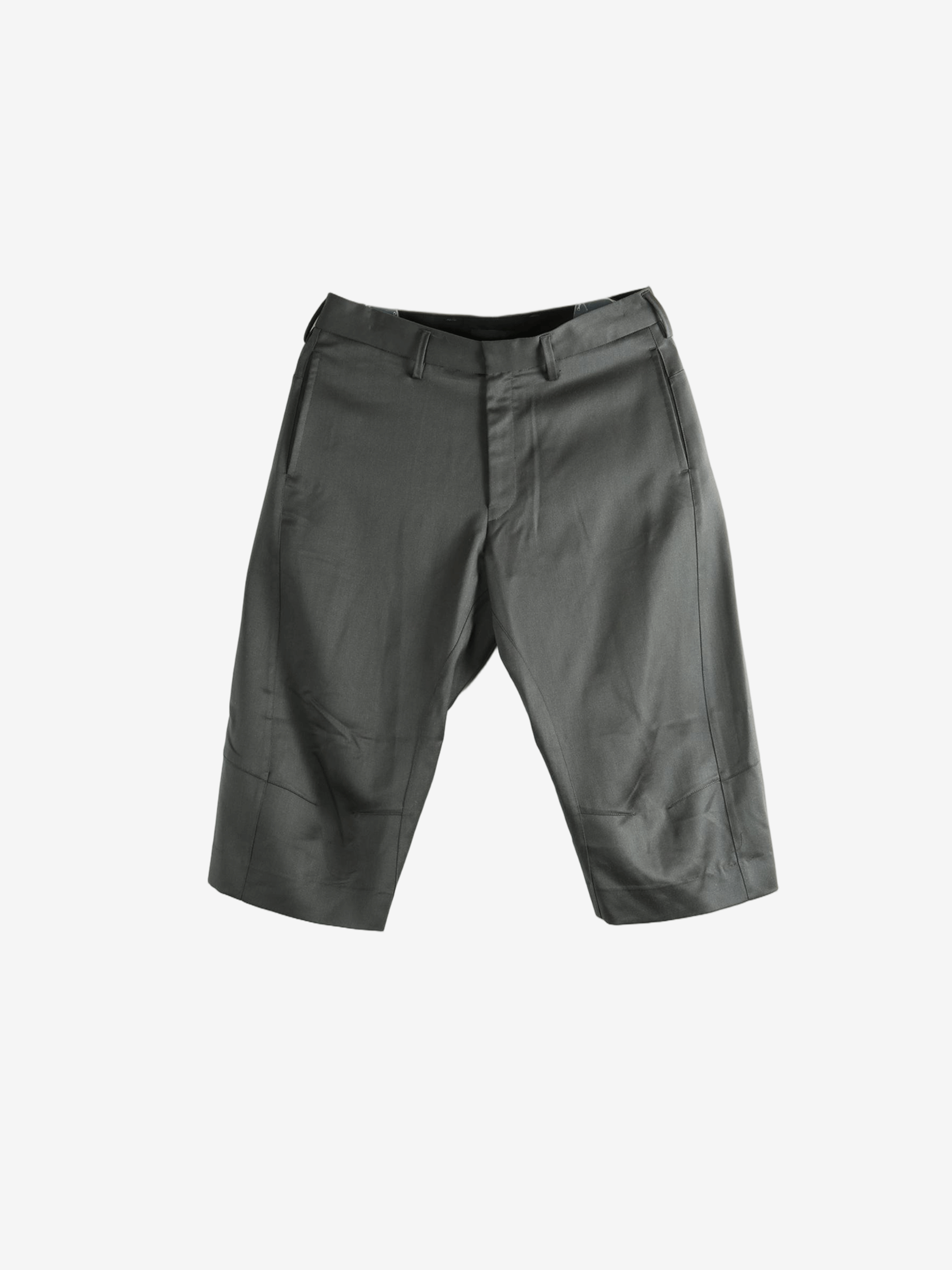 Grey shorts, front view